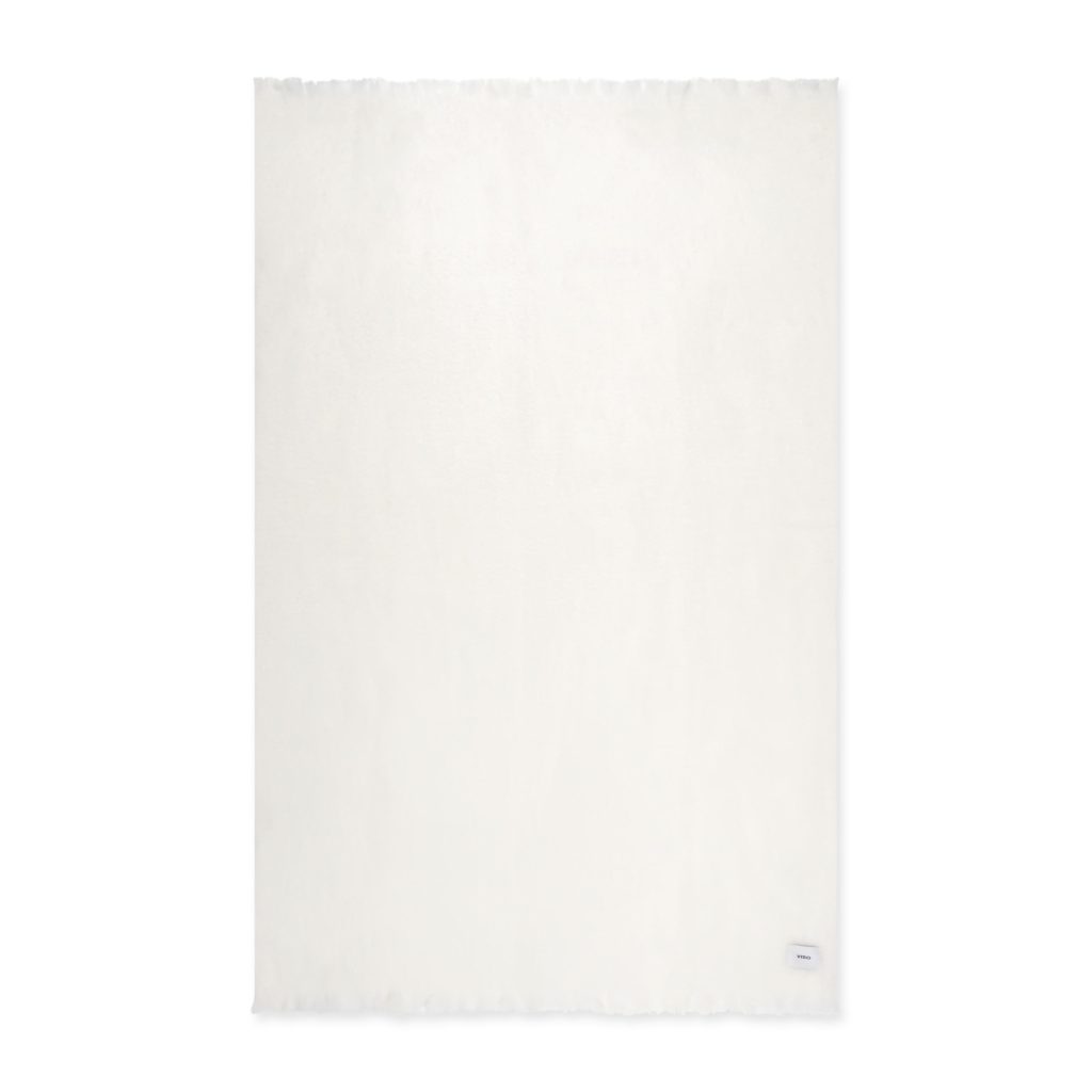 White Mohair Blanket