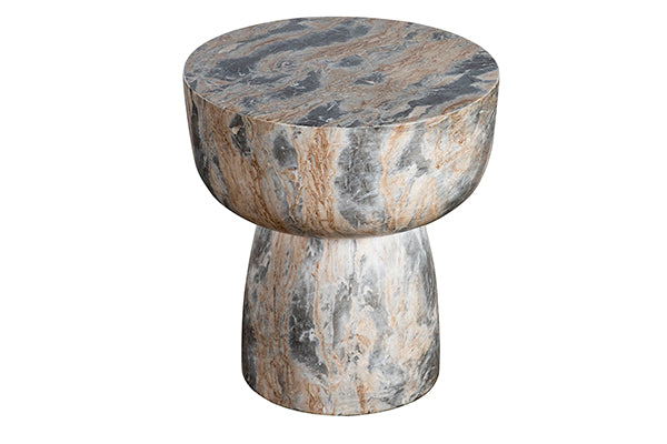 Marble Print Baltimore Side Table - 2 Sizes