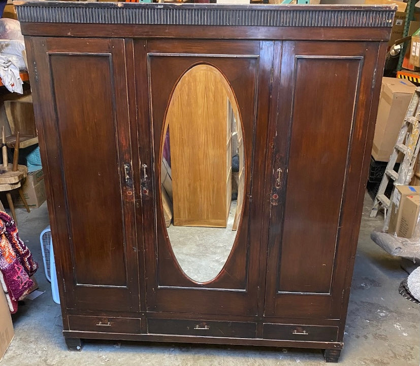 Vintage Art Deco Mirror Armoire Dyphor New York Vintage Art Deco Mirror Armoire Dyphor New York