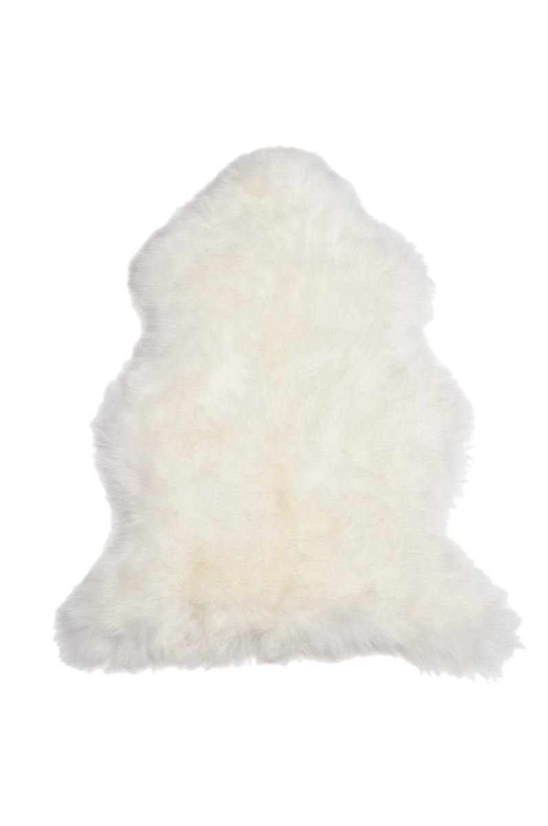 Small Sheepskin Throw - White – Dyphor New York