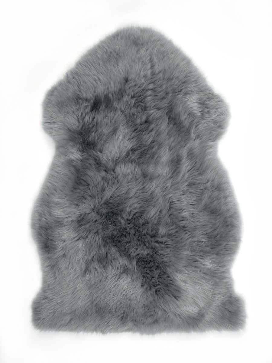 Small Sheepskin Throw - Battleship – Dyphor New York