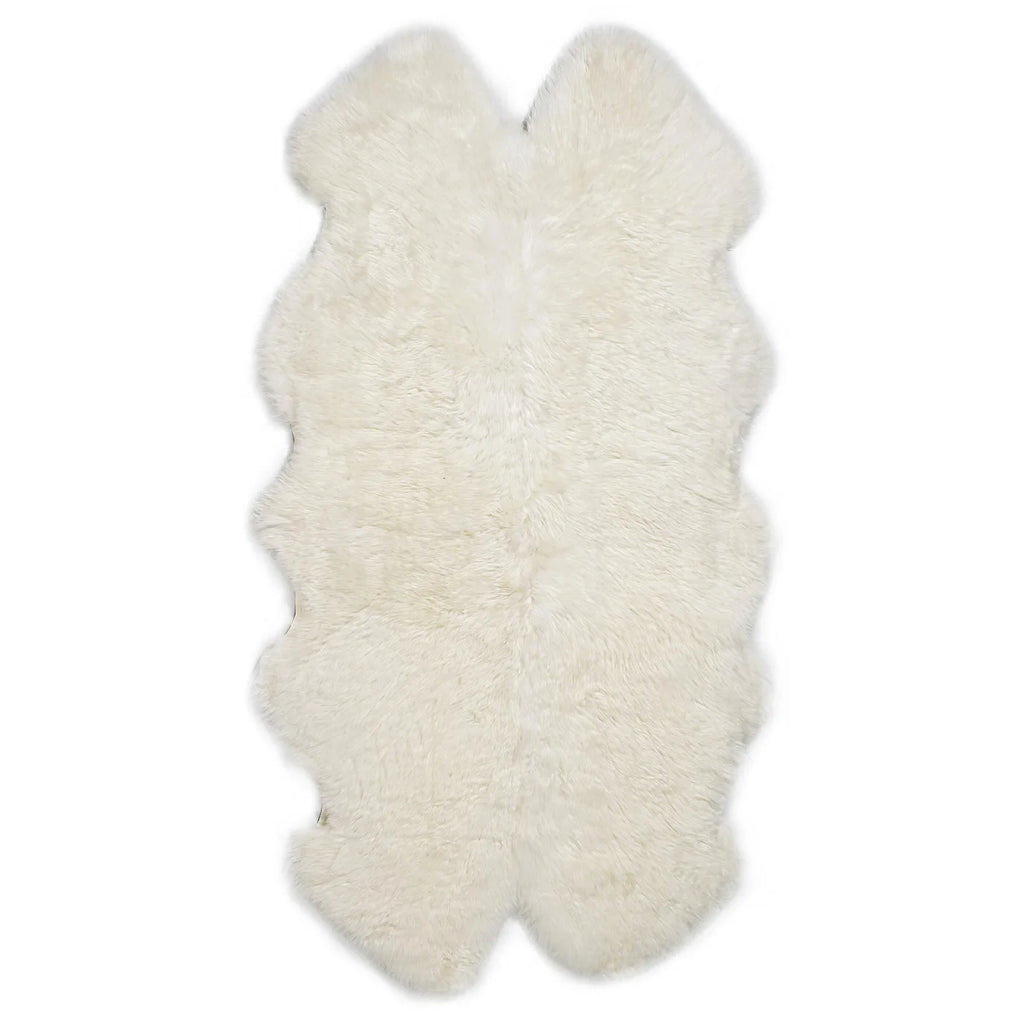 Quatro Sheepskin Throw - Ivory