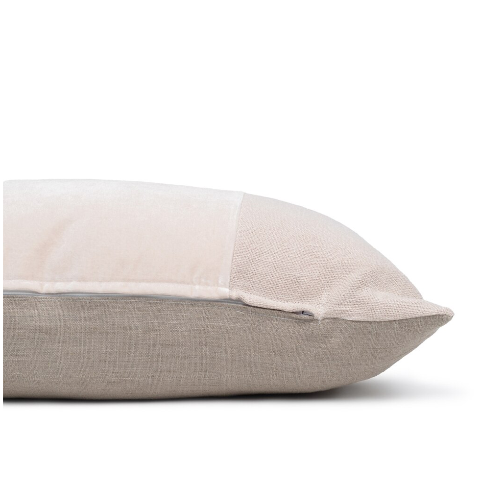 Tan Two Tone Small Lumbar Pillow – Dyphor New York