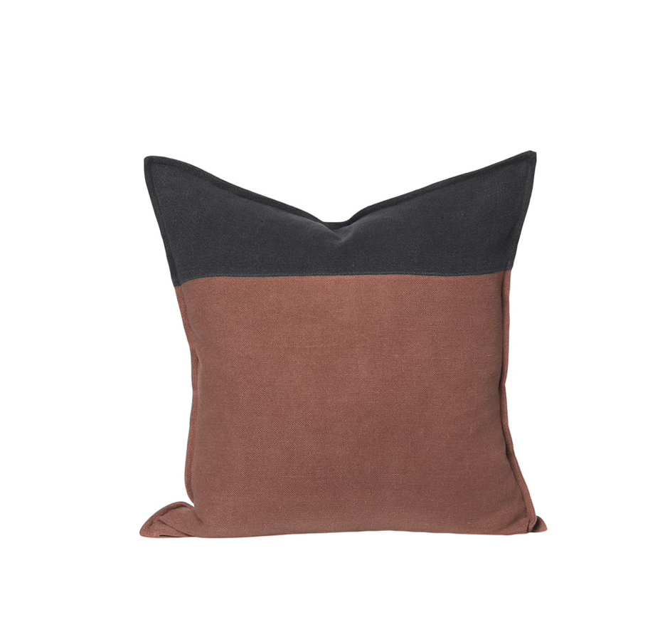 Carbon Linen Pillow 22x22