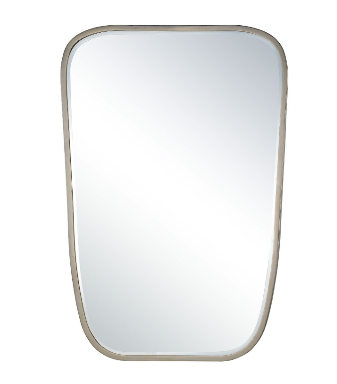 Shield Mirror- Silver