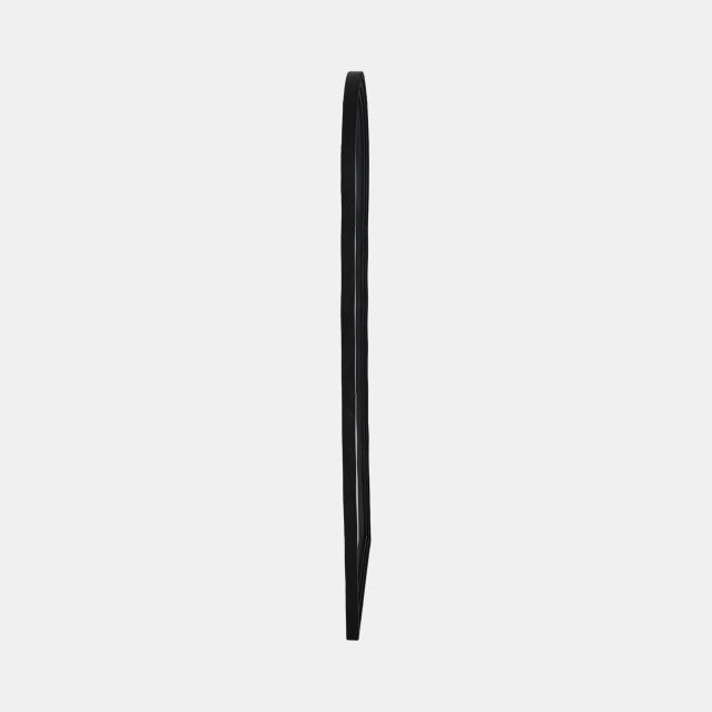 Black Layered Curvy Leaner Mirror