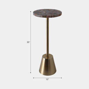 Petrified Wood Top Drink Table