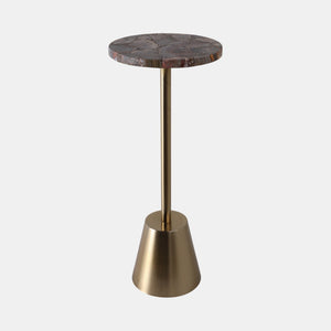 Petrified Wood Top Drink Table