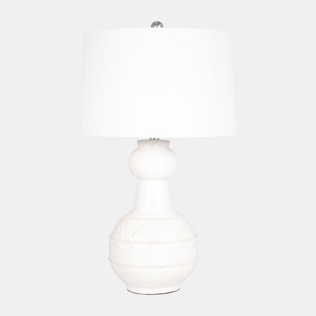 Ceramic 28" Bottle Table Lamp
