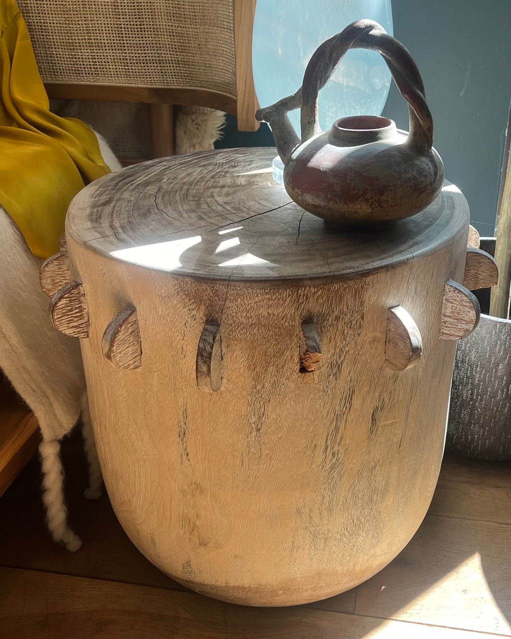 Solid Teak Side Table