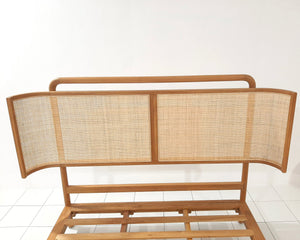 Natural Cane Queen Bed Frame