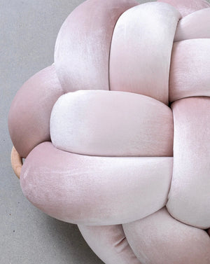 Large Velvet Knot Pouf- 13 Color Variants