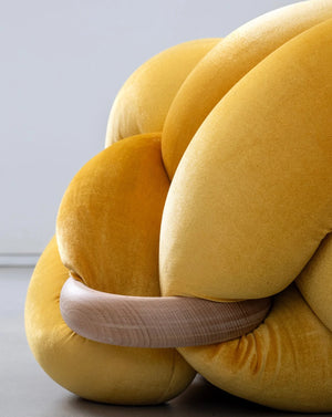 Medium Velvet Knot Pouf- 13 Color Variants