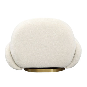 Kass Swivel Chair Ivory