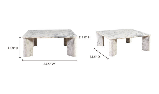 Grey Marble Coffee Table
