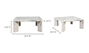 Grey Marble Coffee Table