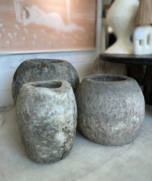 Antique Japanese Stone Pot