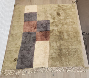 Moroccan Wool Rug 9'8" x 9'2" - IN STORE