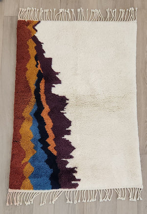 Moroccan Wool Rug 5'6" x 4' - IN STORE