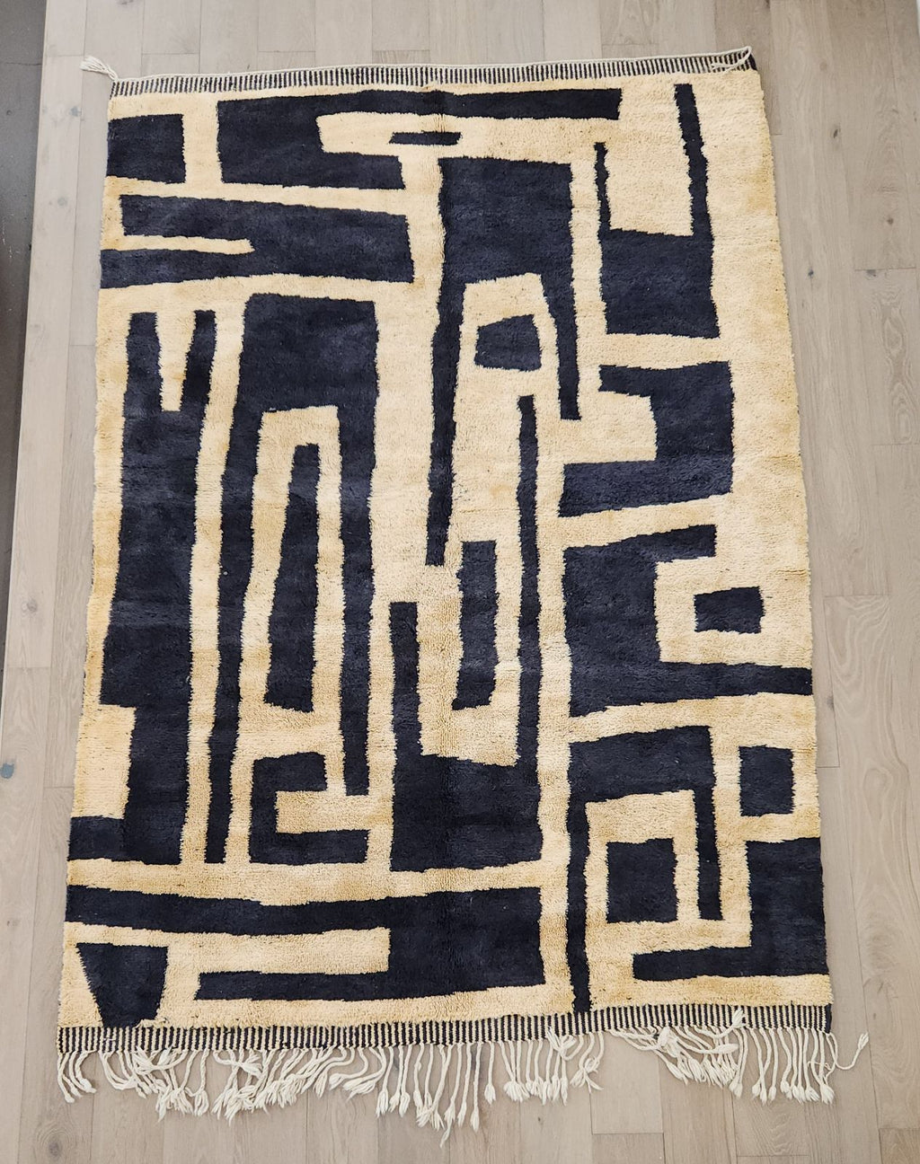 Moroccan Wool Rug 10'2" x 7'1" - IN STORE