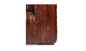 Castle Sofa Dark Brown