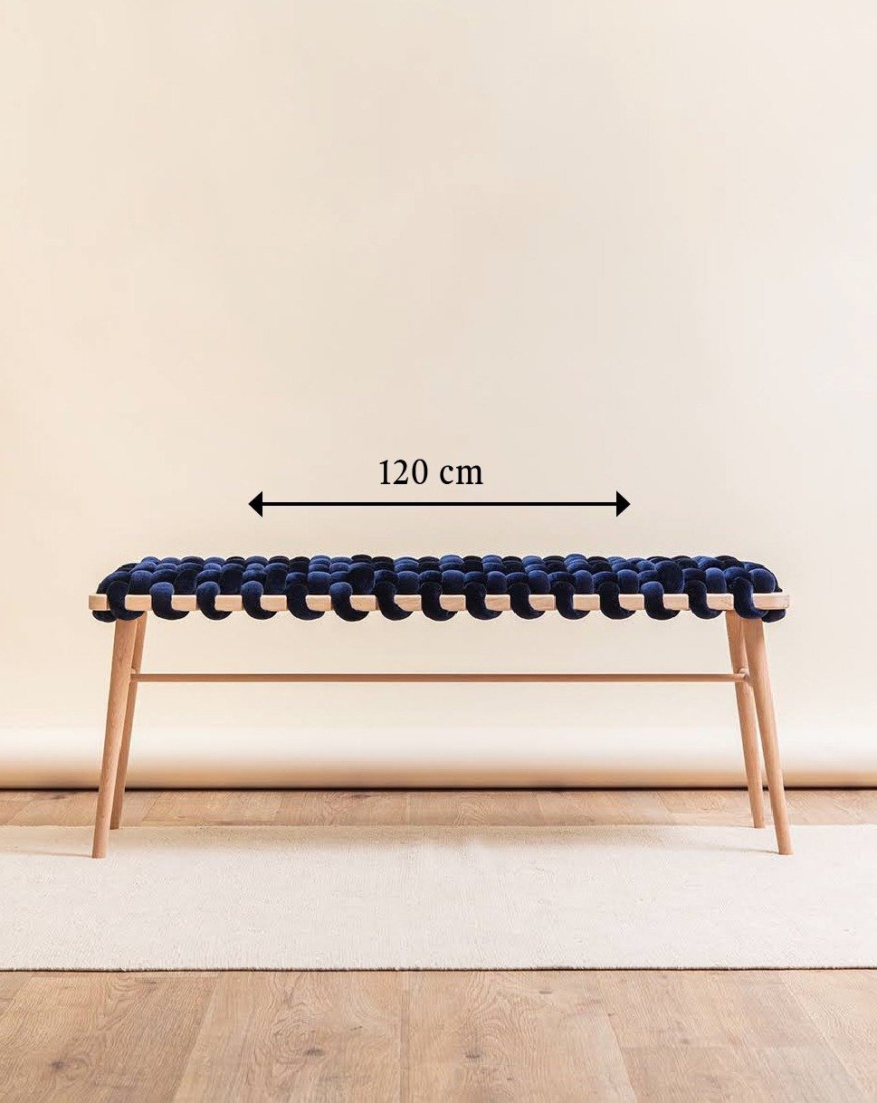 Large Double Seat Knot Bench- 3 Color Variants