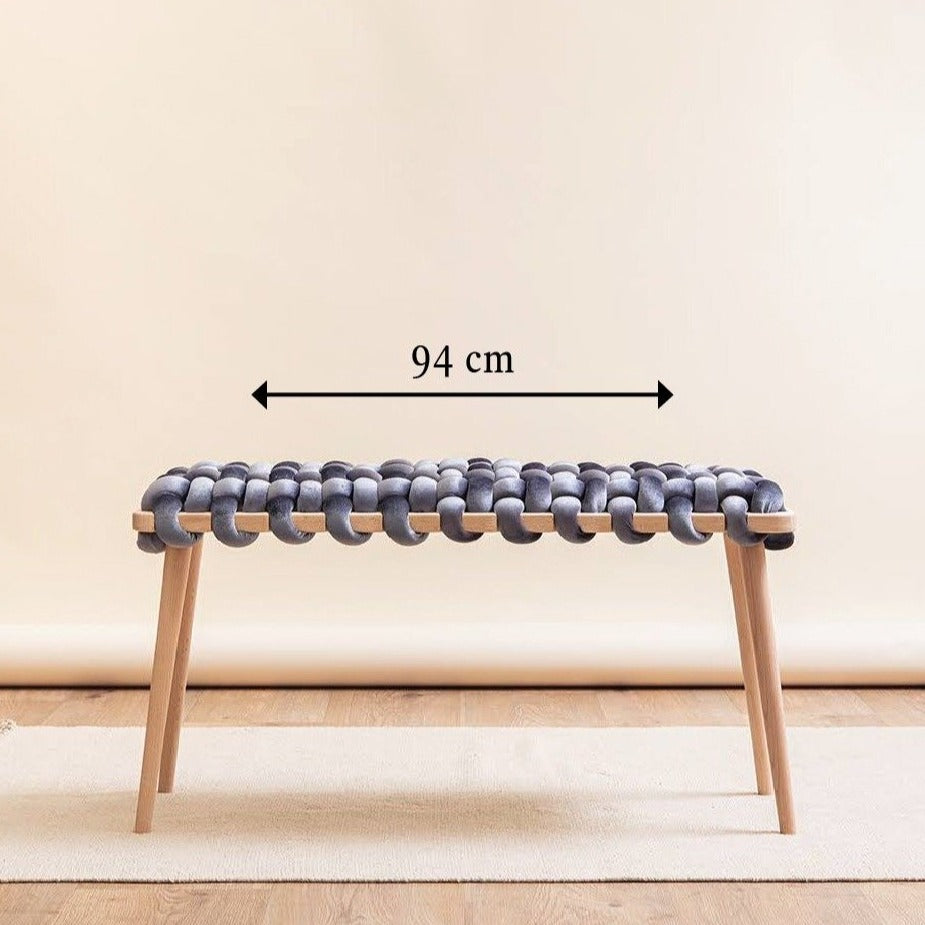 Medium Woven Knot Bench- 9 Color Variants