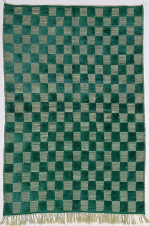 Kelly Checkered Moroccan Rug 9' x 6'