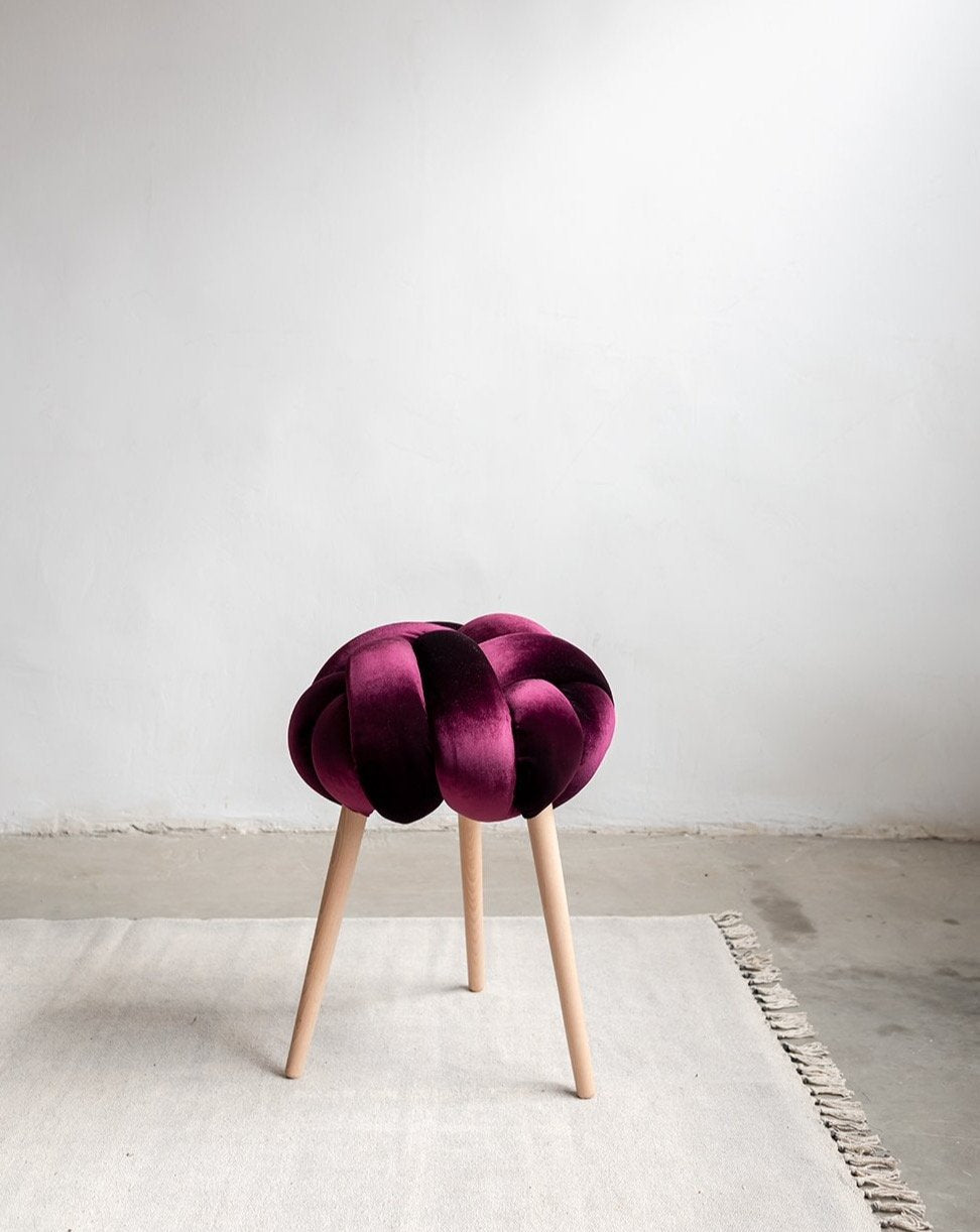 18" Knot Stool- 8 Color Variants