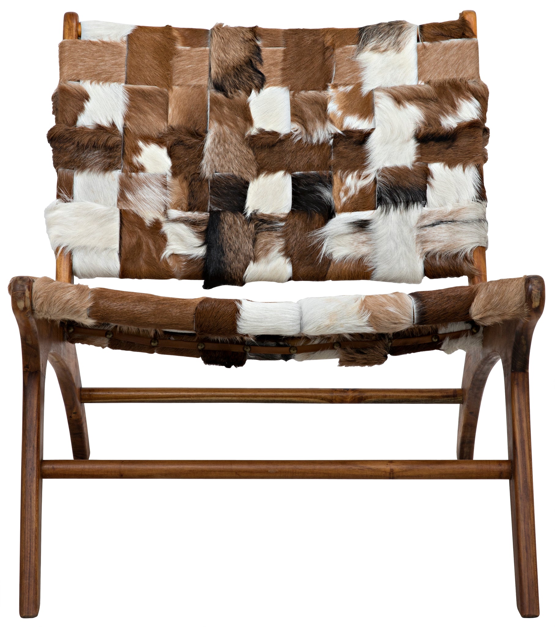 Kamara Armless Cowhide Chair