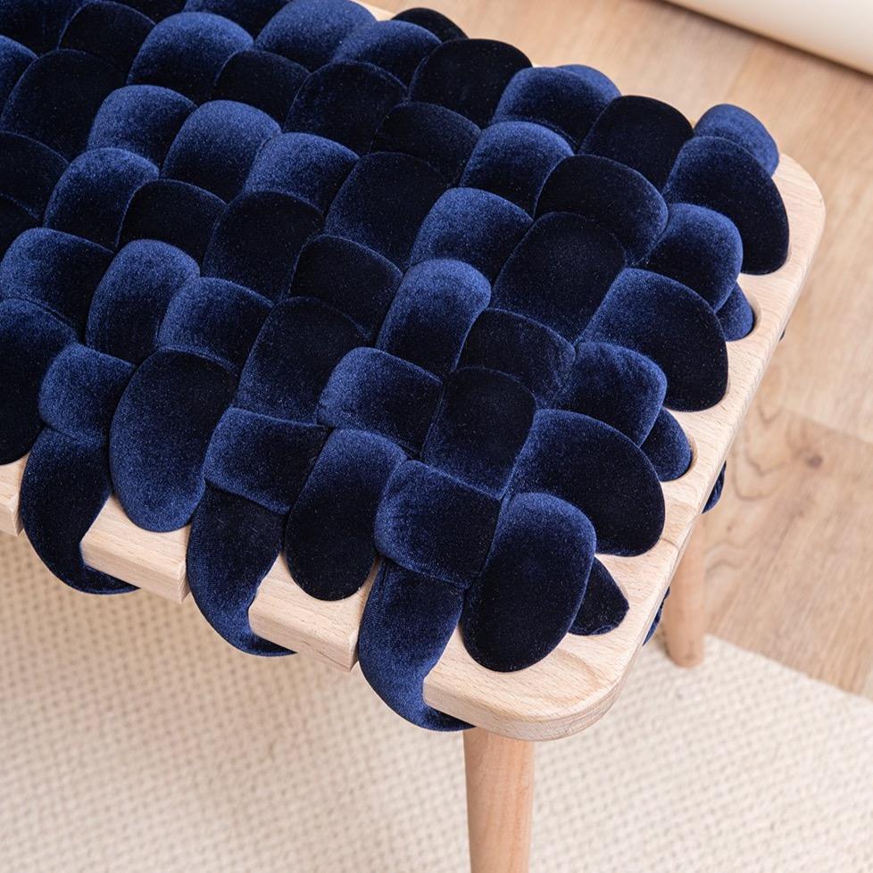 Large Woven Knot Bench- 9 Color Variants