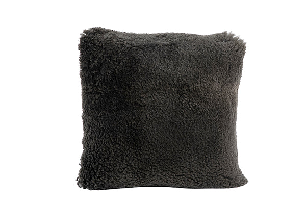 Charcoal Grey Wool Pillow - 2 Sizes