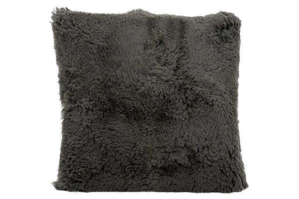 Charcoal Grey Wool Pillow - 2 Sizes