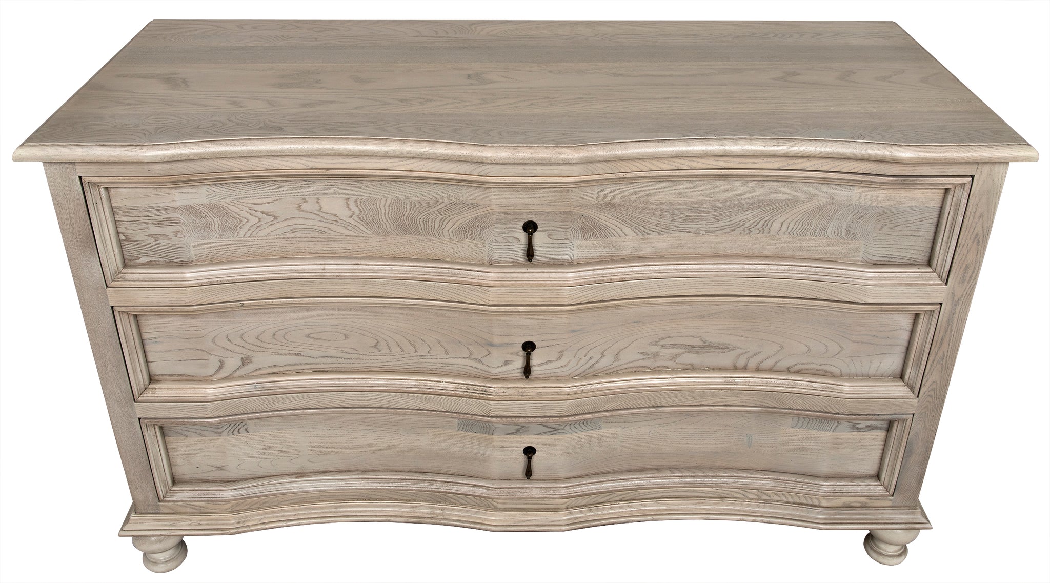 Curved Front 3 Drawer