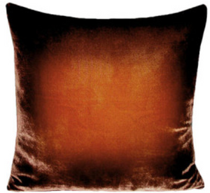 Golden Brown Velvet Pillow