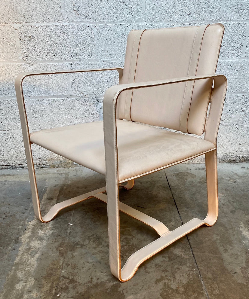 Leather Strap Chair