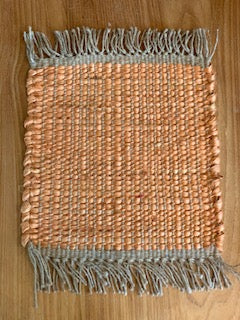 Peach Woven Sisal Rug