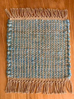 Aqua Woven Sisal Rug