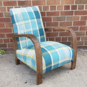 Small Moroccan Roll Arm Chair in Various Fabrics