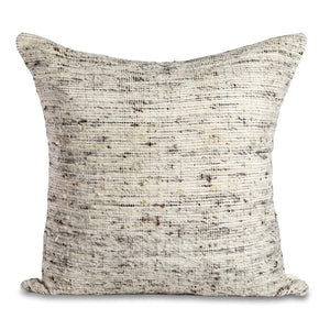 Ivory with Grey Medellon Pillow