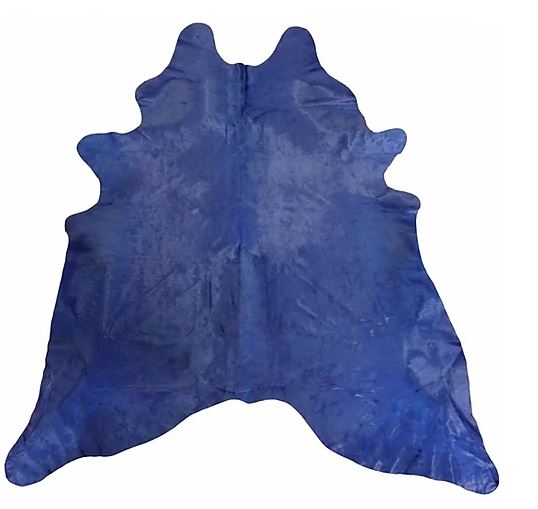 Navy Dyed Cowhide