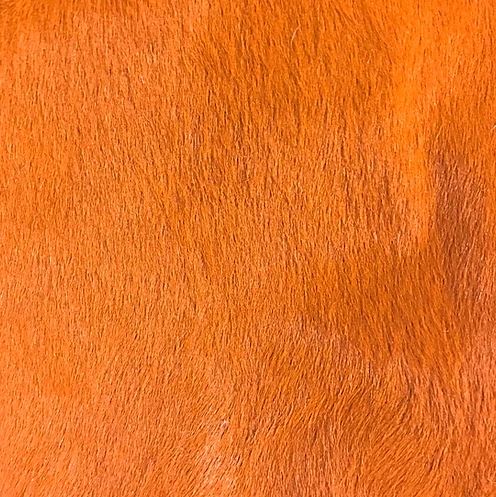 Orange Dyed Cowhide