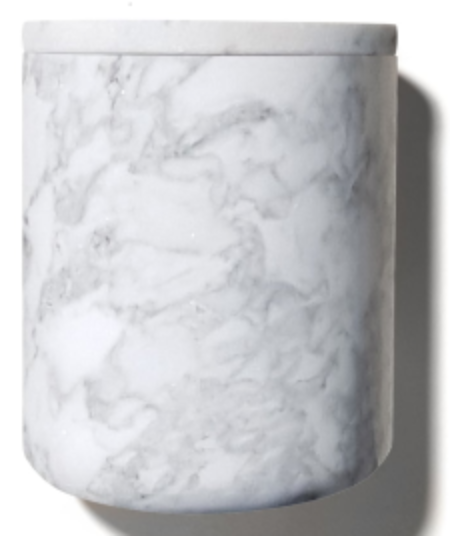 Carrara Marble Candle Holder