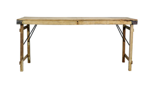 Bleached Folding Dining Table