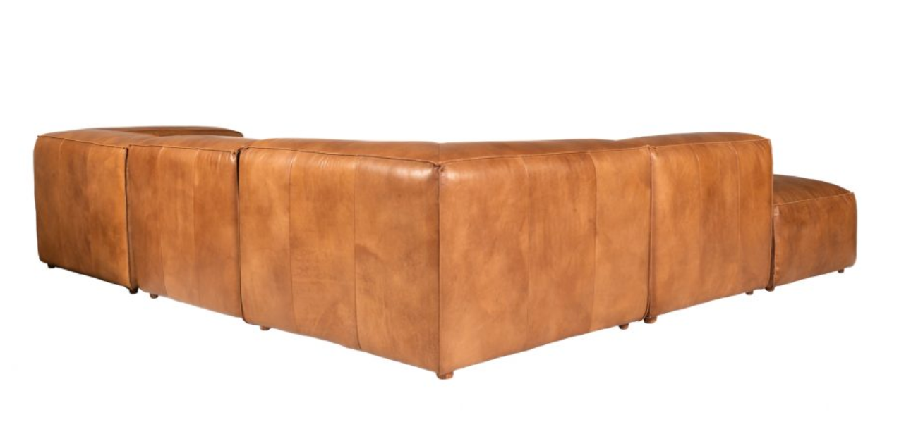 Leather Modular Sofa Tan