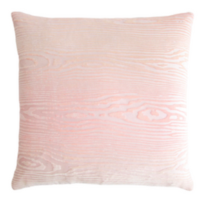 Blush Wood Velvet Pillow