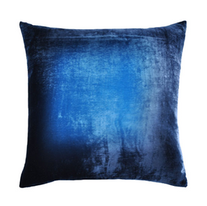 Ombre Velvet Pillow in Midnight- 8 Size Variants