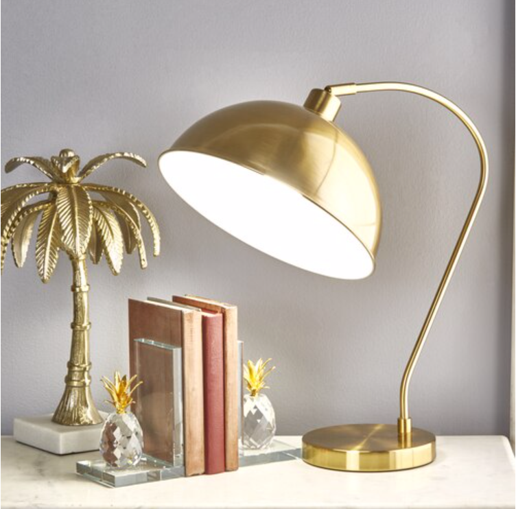 Metal Dome Shade Table Lamp