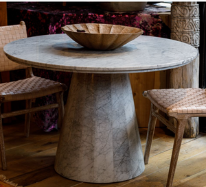 Round Marble Dining Table