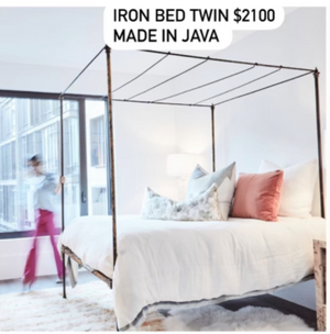 Iron Bed- Twin